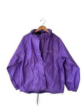 Frogg Toggs Purple Rain Jacket  Waterproof Lightweight Packable XL NWT